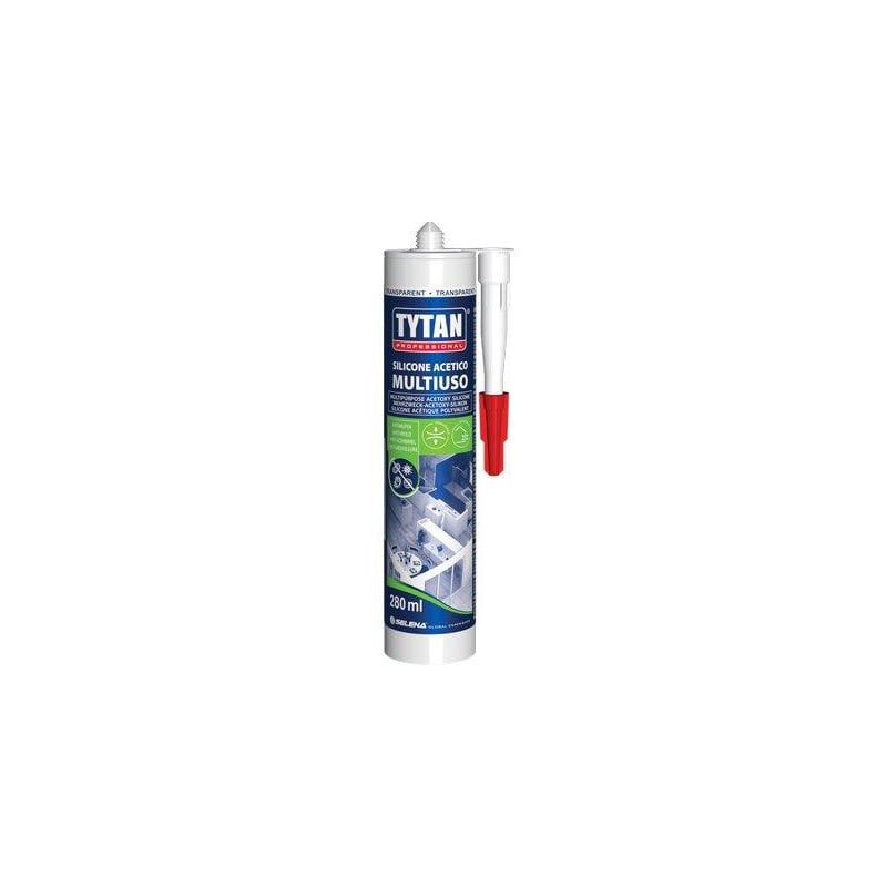 foto del prodotto silicone acetico universale tytan trasparente ml 280