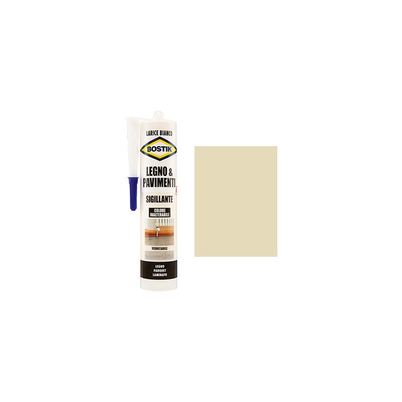 foto del prodotto silicone acrilico legno pavimenti bostik larice bianco ml 300