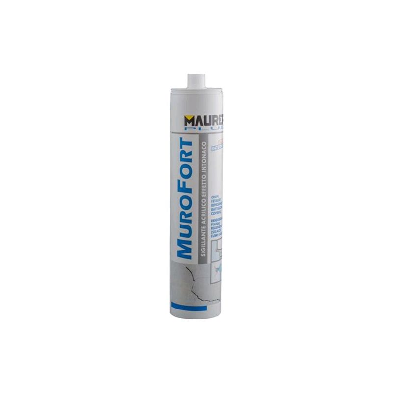 foto del prodotto silicone acrilico per intonaco mod. murofort maurer plus bianco 310 ml