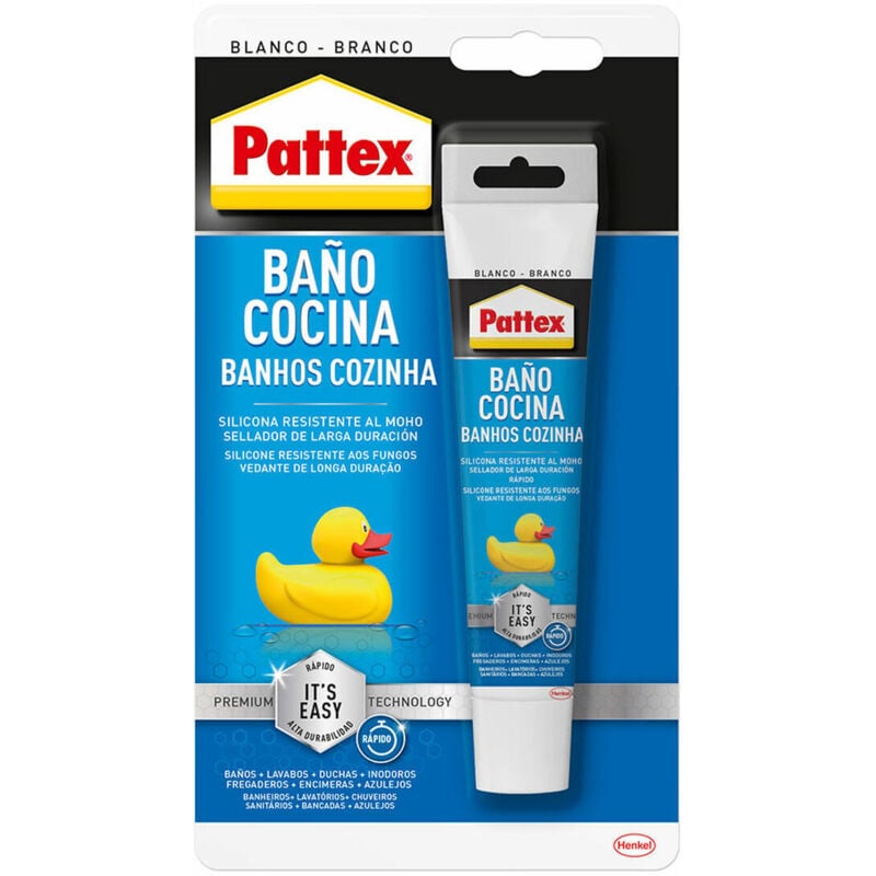 foto del prodotto silicone bagno cucina trasparente 50ml - pattex