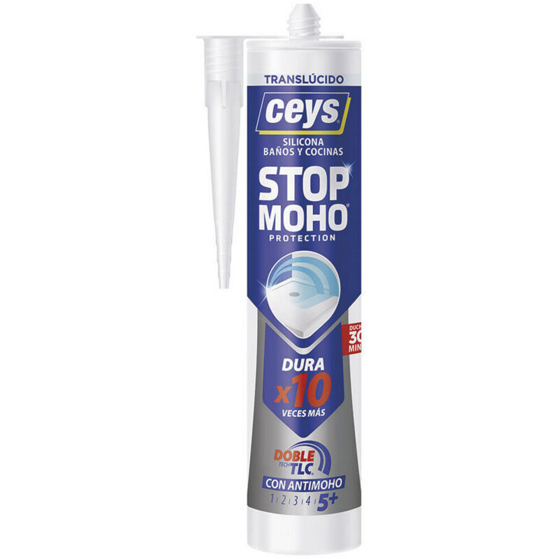 foto del prodotto silicone ceys stop moho trasparente