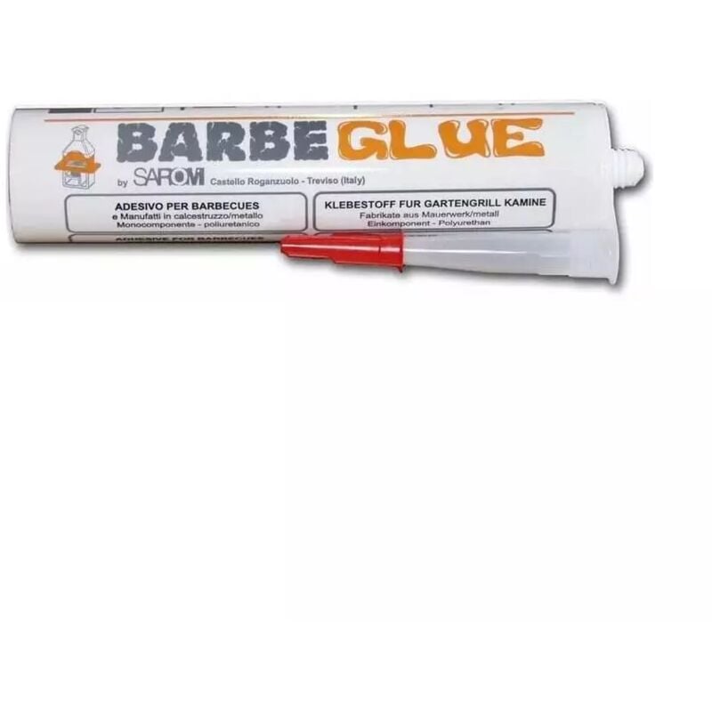 foto del prodotto silicone collante in tubo per barbecue sarom fuoco speciale barbeglue 