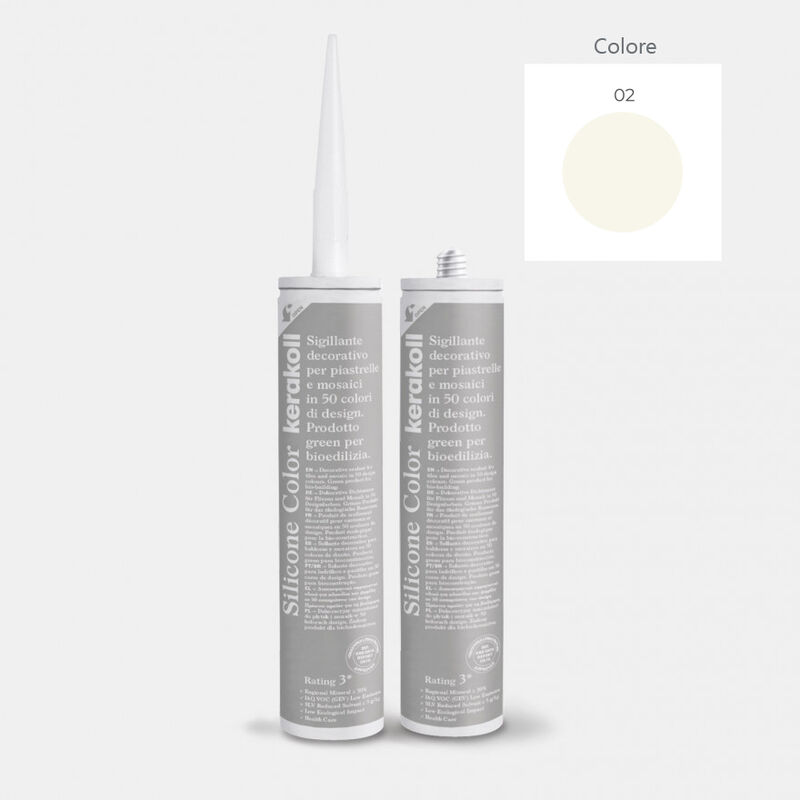 foto del prodotto silicone color 02 sigillante siliconicocartuccia 310 ml