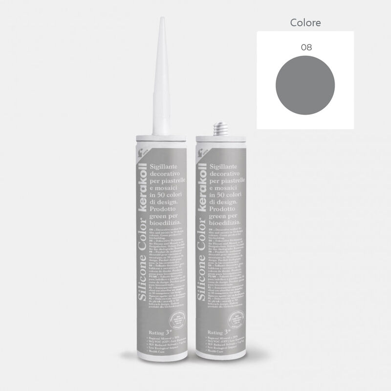 foto del prodotto silicone color 08 sigillante siliconico cartuccia 310 ml