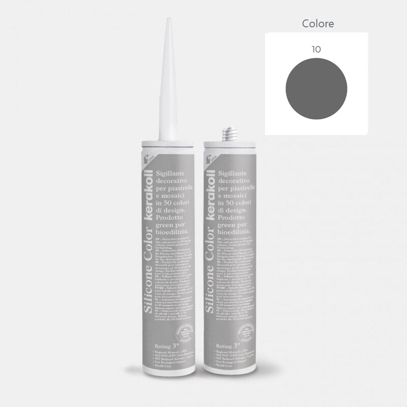 foto del prodotto silicone color 10 sigillante siliconico cartuccia 310 ml