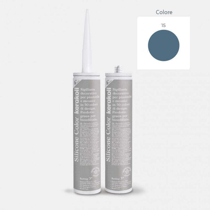 foto del prodotto silicone color 15 sigillante siliconico cartuccia 310 ml
