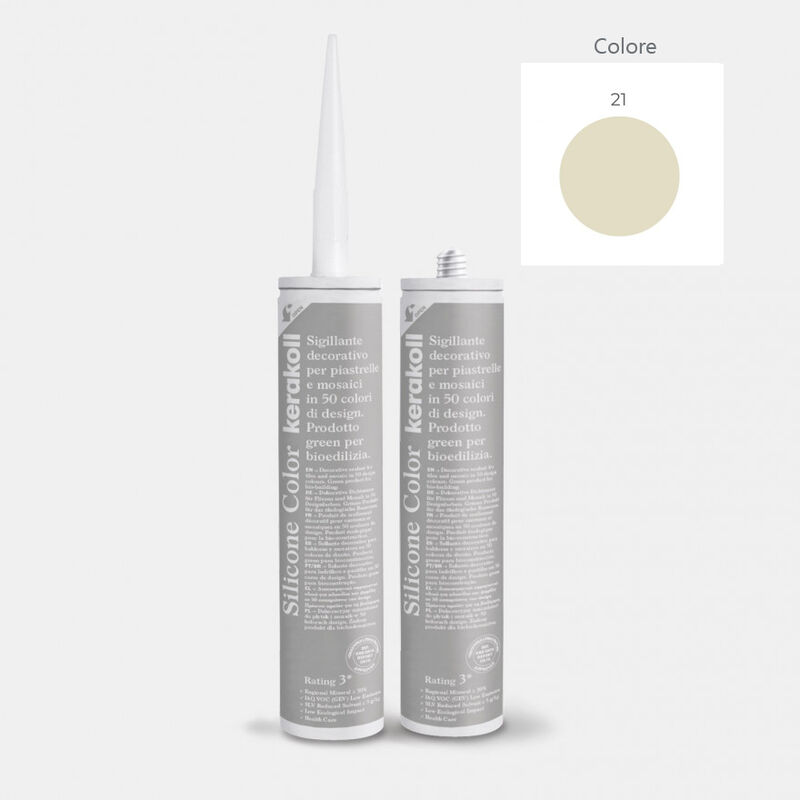 foto del prodotto silicone color 21 sigillante siliconico cartuccia 310 ml