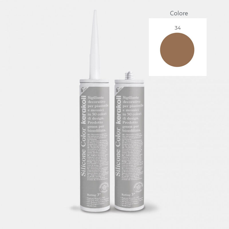 foto del prodotto silicone color 34 sigillante siliconico cartuccia 310 ml