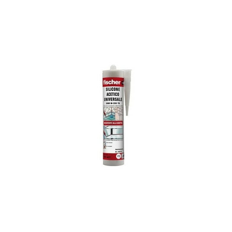foto del prodotto silicone multiuso acetico universale sam m bianco ml 280 fisch