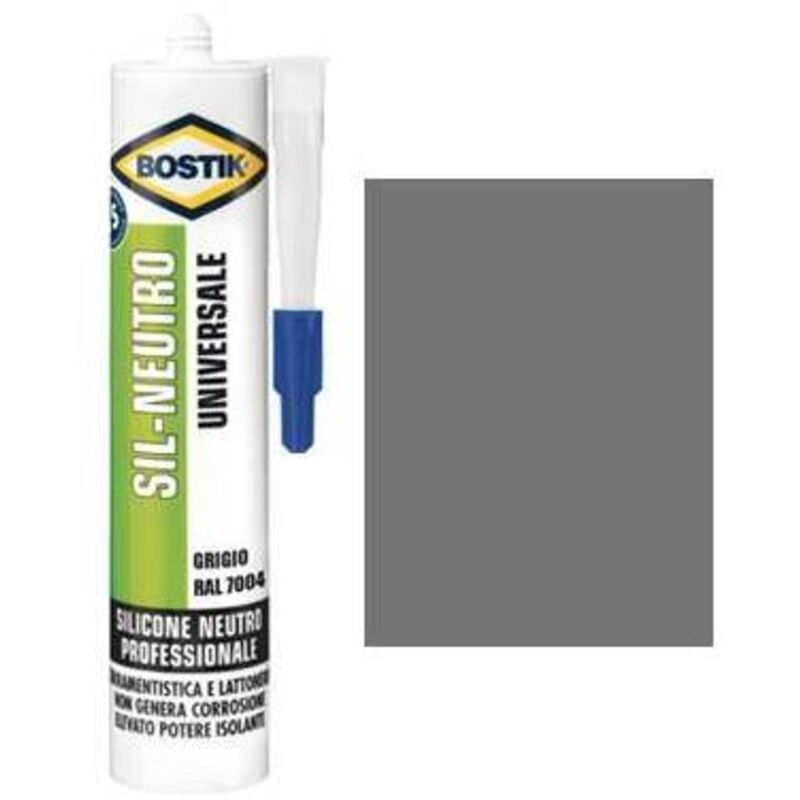foto del prodotto silicone neutro grigio ml.300 - bostik