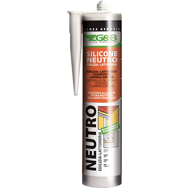 foto del prodotto silicone neutro per lattoneria geb osil rame ml 310