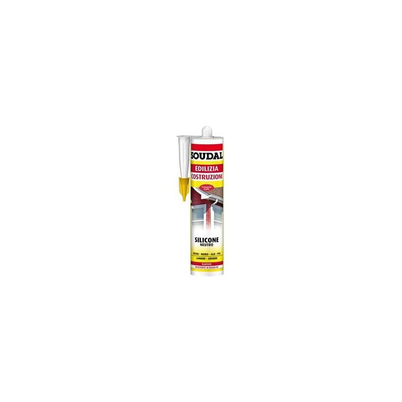 foto del prodotto silicone neutro soudal 300 ml - bianco