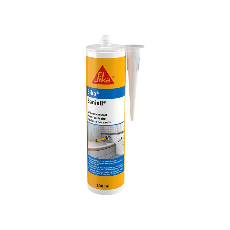 foto del prodotto silicone sanisil transparente cartuccia 300 ml