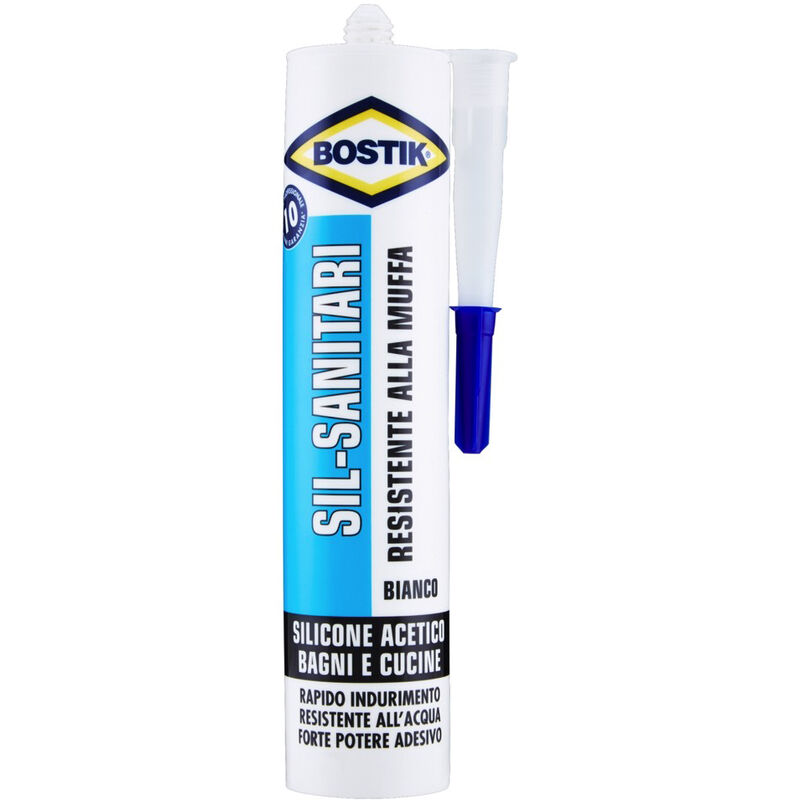 foto del prodotto silicone sanitari bianco 280 ml. bostik