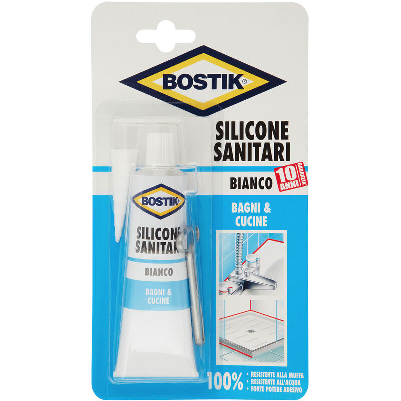 foto del prodotto silicone sanitari, bianco, 60 ml