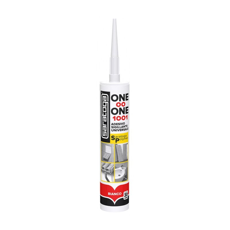 foto del prodotto silicone saratoga one oo one 1001 bianco 280ml