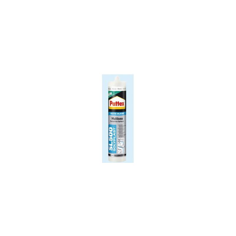 foto del prodotto silicone sigillante acetico antimuffa pattex sl 500 marrone
