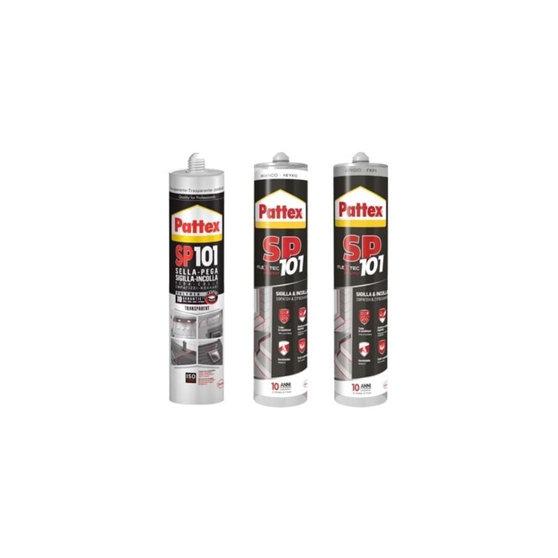 foto del prodotto silicone sigillante pattex sp 101 trasparente verniciabile ml.300