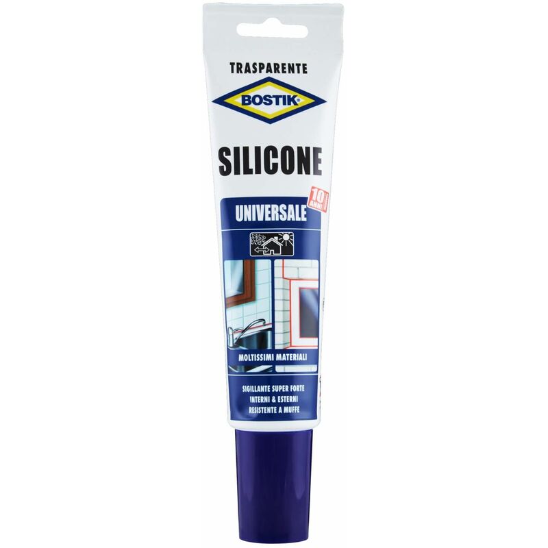 foto del prodotto silicone sigillante trasparente ml.150