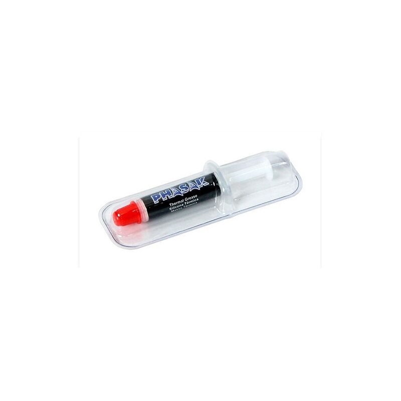 foto del prodotto silicone termico oro oro in siringa phasak 0,5g, ideale per processori e chip alta conducibilit termica, sicuro, preciso, compatto e facile dededa