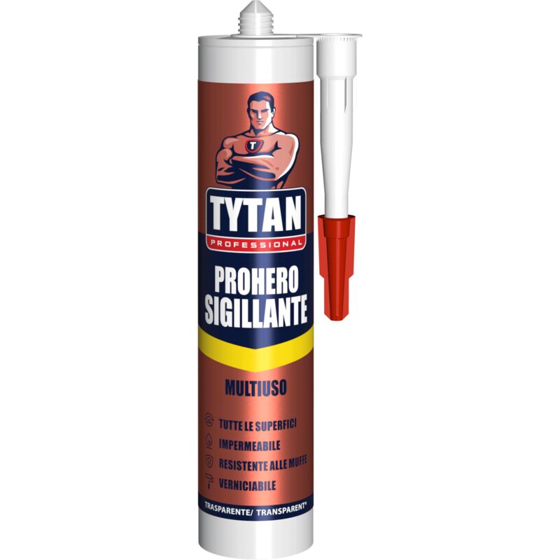 foto del prodotto silicone tytan prohero sigillante bianco