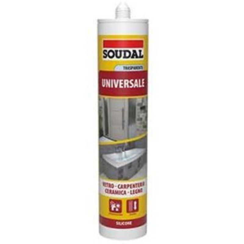 foto del prodotto silicone universale soudal 280 ml - testa di moro