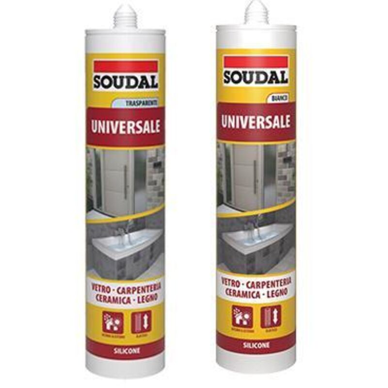 foto del prodotto silicone universale soudal - trasparente