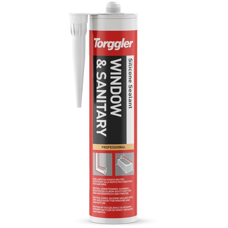 foto del prodotto silicone window sanitary 310 ml colore noce