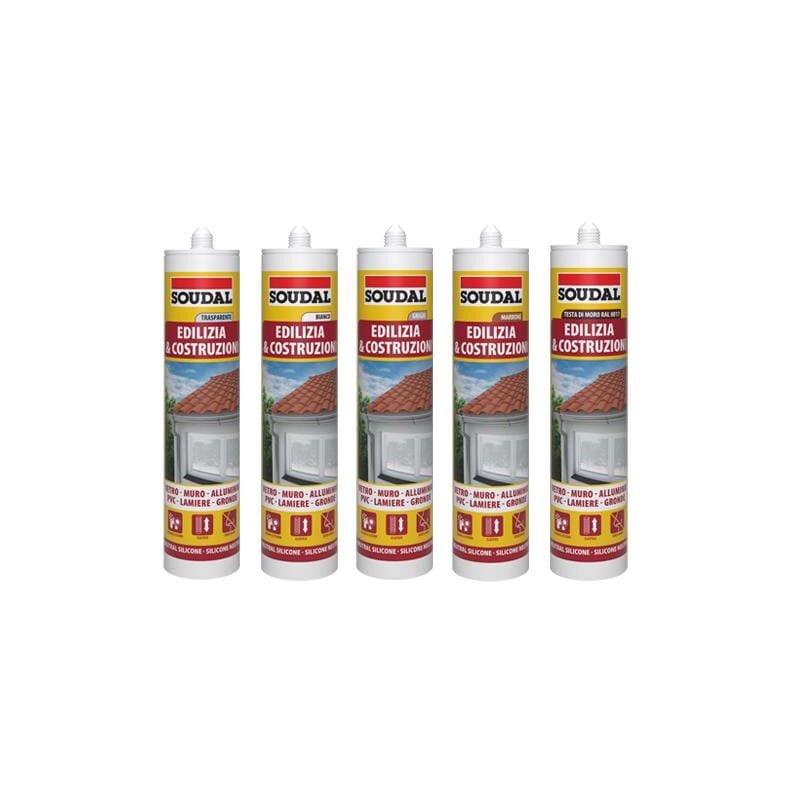 foto del prodotto siliconi soudal ediliz. t.moro8017 300ml
