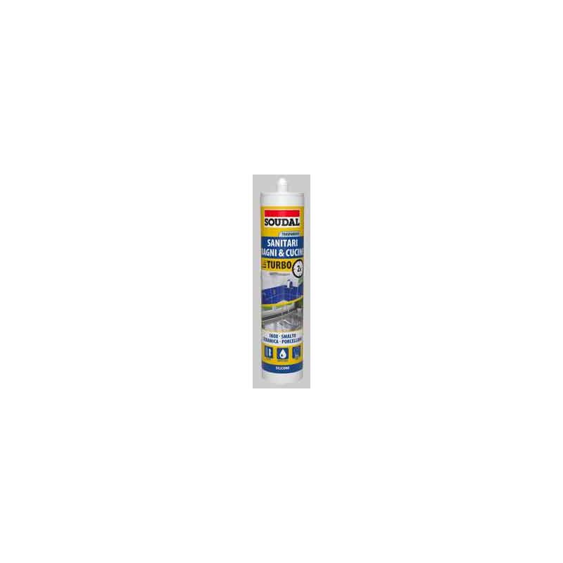 foto del prodotto siliconi soudal sanitari turbo bia.300ml