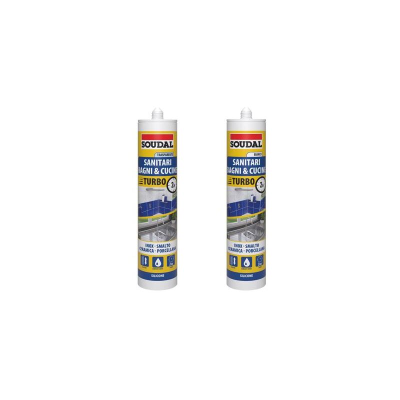 foto del prodotto siliconi soudal sanitari turbo trp.300ml