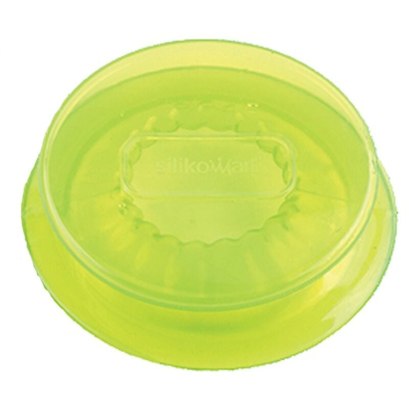 foto del prodotto silikomart coperchio in silicone capflex xl, colore verde, misure diametro 105 mm, elastico e lavabile in lavastoviglie,