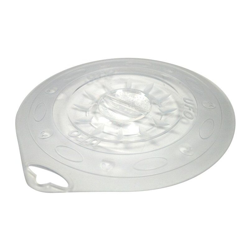foto del prodotto silikomart coperchio in silicone ufo 25, trasparente, misure 255 mm, made in italy