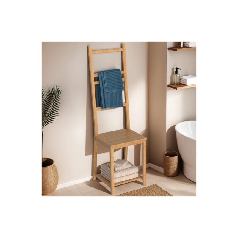 foto del prodotto silla toallero de bamb de 4 niveles lana