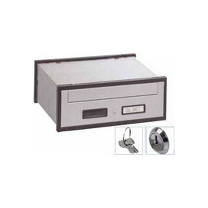 foto del prodotto silmec casellario oriz alluminio silver ant 30-101