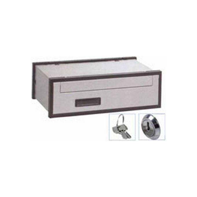 foto del prodotto silmec casellario oriz alluminio silver post 30 601