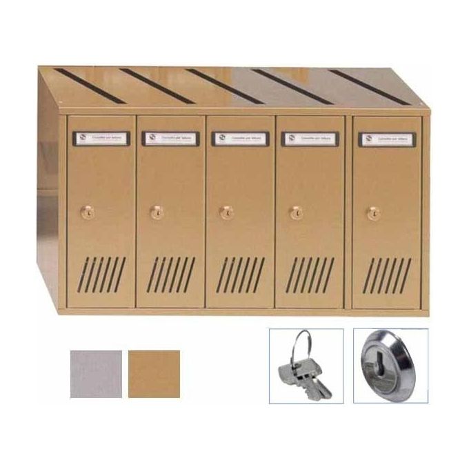 foto del prodotto silmec casellario vert 5p acc bronzato 31 705 silmec