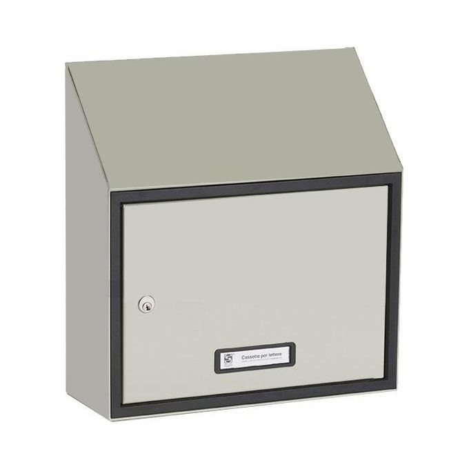 foto del prodotto silmec cassetta lettere acciaio interna grigio 10-299
