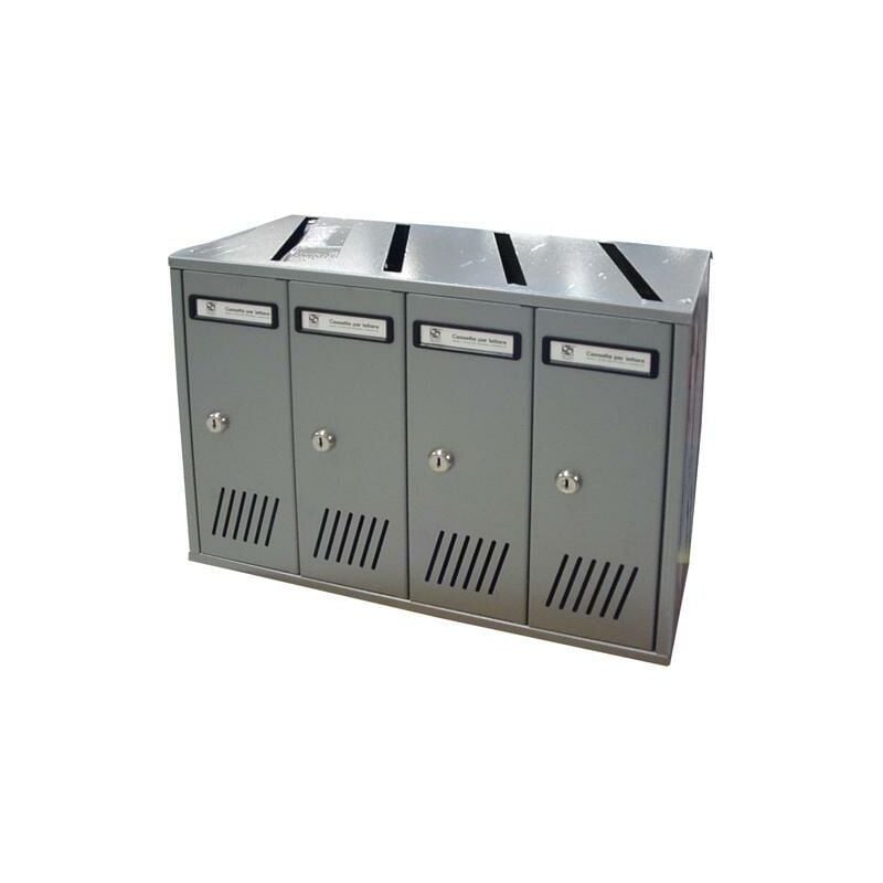foto del prodotto silmec cassetta postale 31705 5 elementi silver