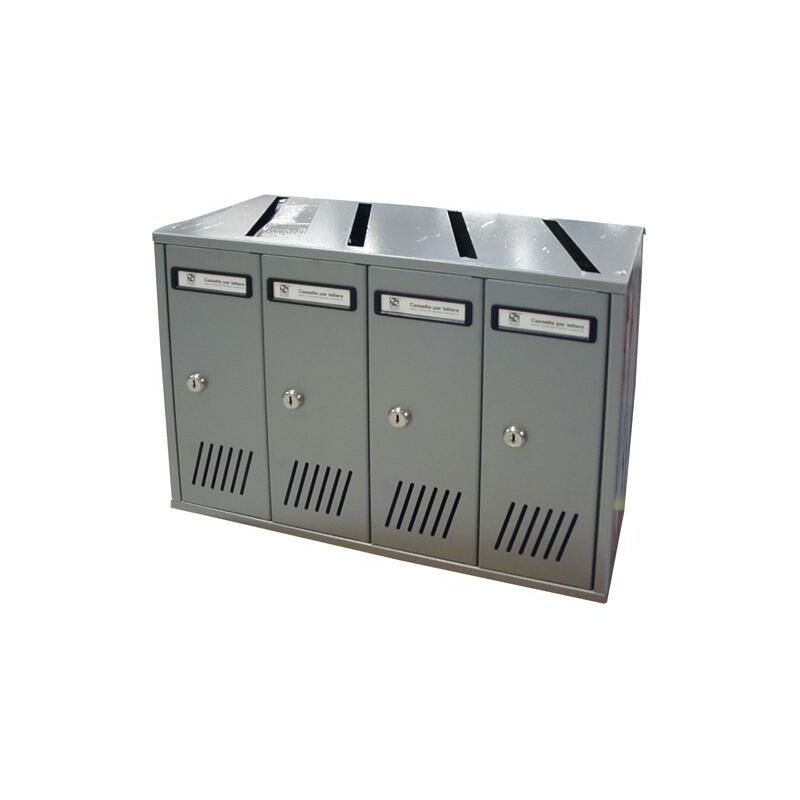 foto del prodotto silmec cassetta postale 31706 6 elementi silver