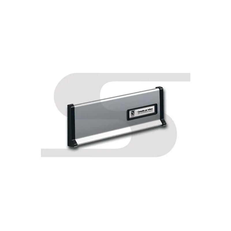 foto del prodotto silmec placca imbucalettere s600 alluminio argento cod.10 600.72