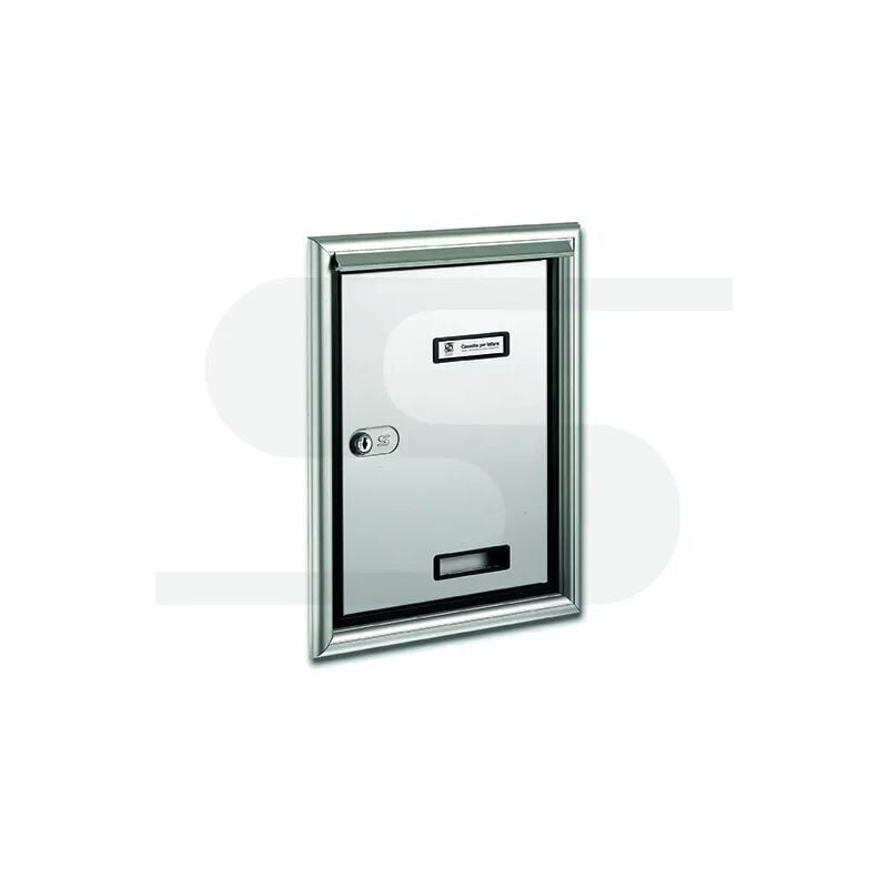 foto del prodotto silmec porta s690 con cornice coprifuga alluminio argento cod.10 690.72