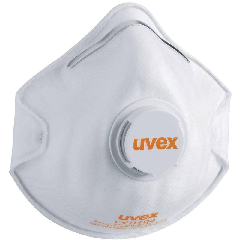 foto del prodotto silv air classic 2210 8762210 mascherina antipolvere con valvola ffp2 d 15 pz. uvex