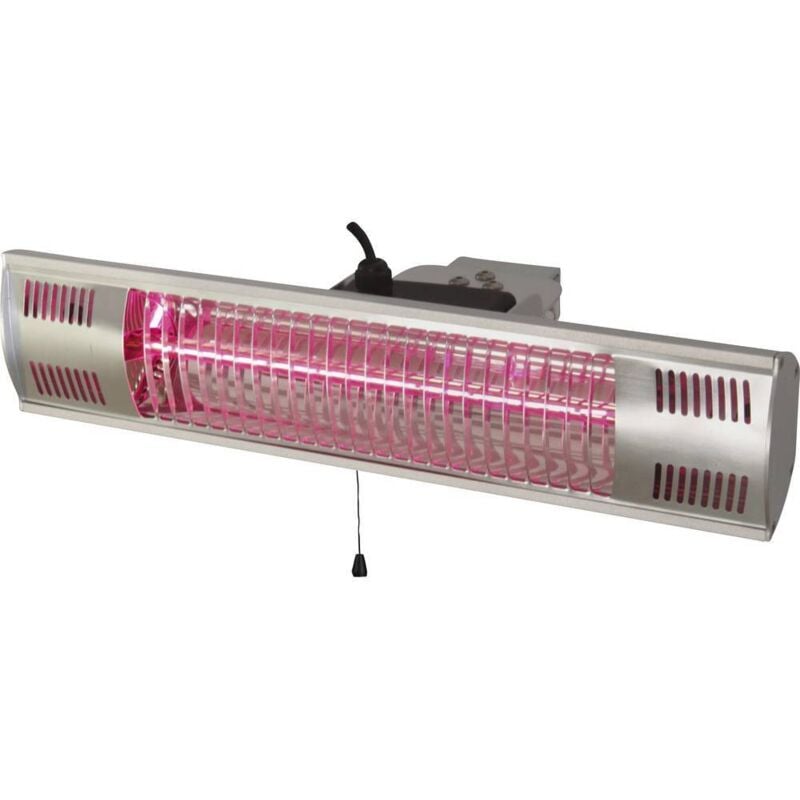 foto del prodotto silva homeline 510021 radiatore a ir a onde corte 1500 w argento (opaco)