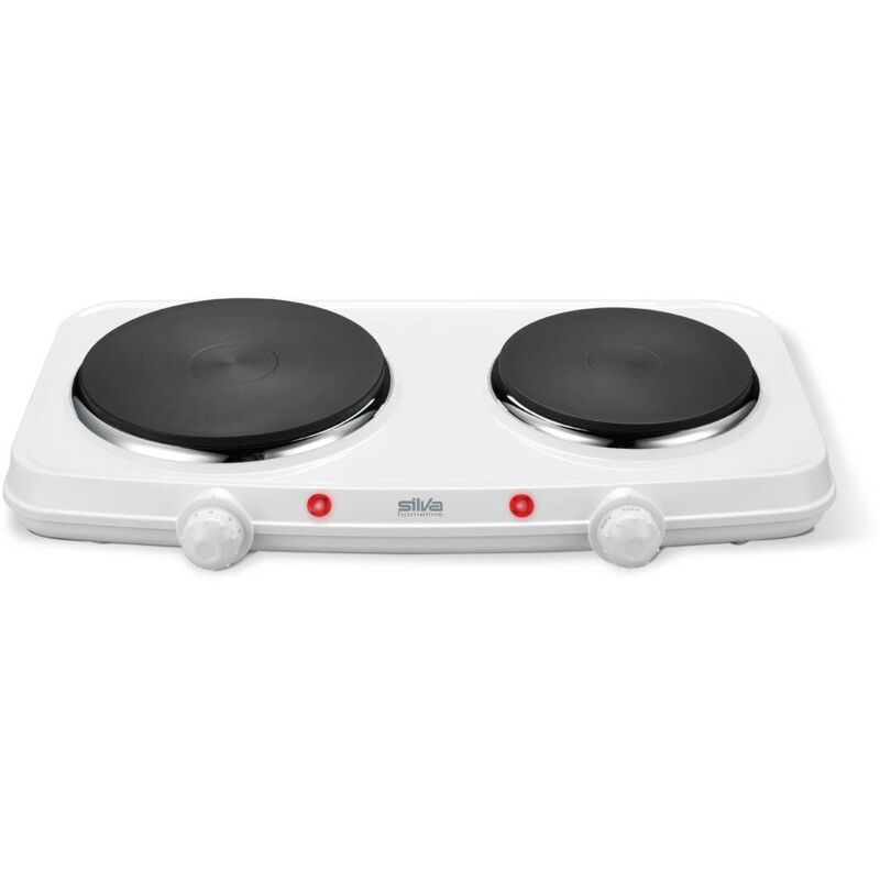 foto del prodotto silva homeline dk 2018 442009 doppia piastra di cottura spia luminosa