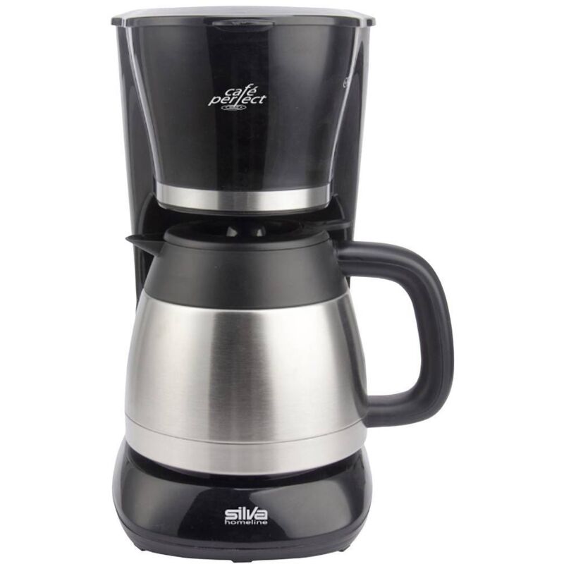 foto del prodotto silva schneider silva homeline ka t 4505 sw macchina per il caff nero, inox capacit tazze 10 isolato