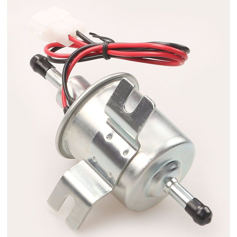 foto del prodotto silver 12v hep 02a hep02a pompa carburante elettrica universale a bassa pressione diesel benzina oem hep 02a 12v pompa carburante elettrica