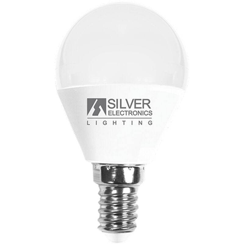 foto del prodotto silver electronics lampadina led silver elettronica sferica decorativa 7w 70w e14 5000k 620 lm luce bianca a 