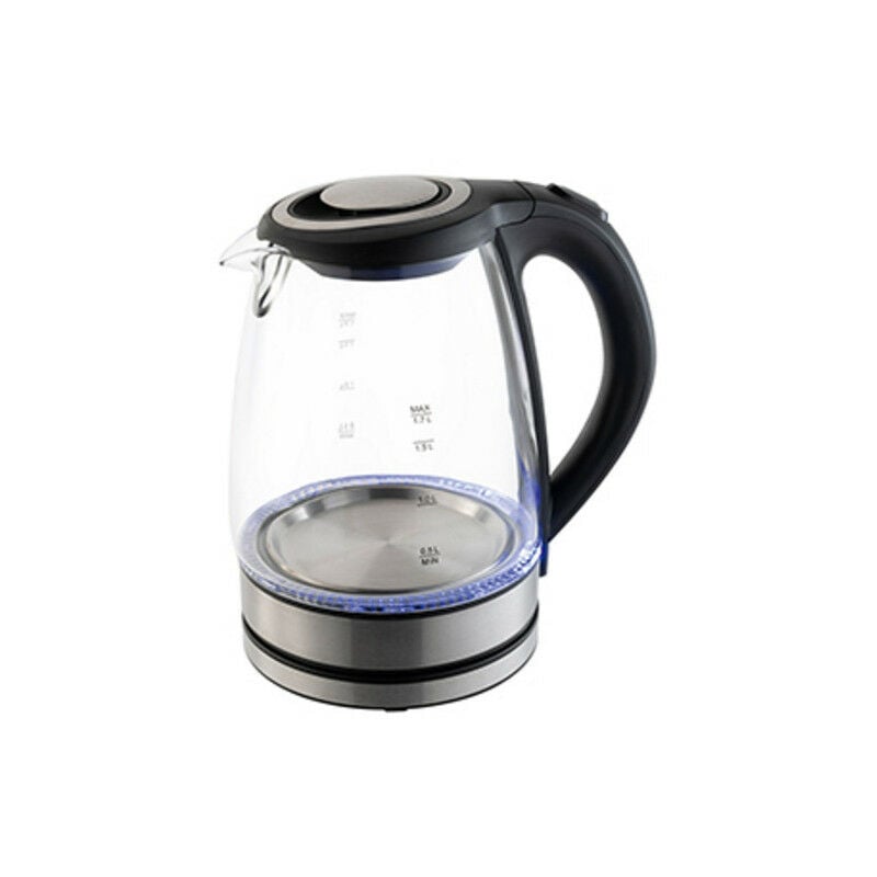 foto del prodotto silver style bollitore cordless 1,7l 2000w vetro nero 002031