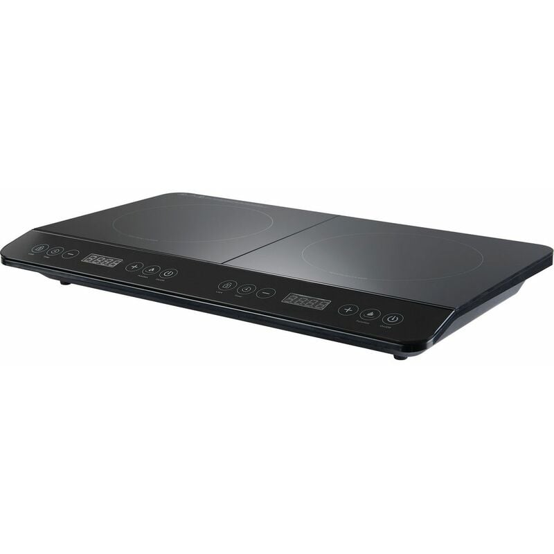 foto del prodotto silver style tavolo domino a induzione 58cm 3400w nero 001976